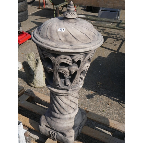 104 - CONCRETE GARDEN LANTERN