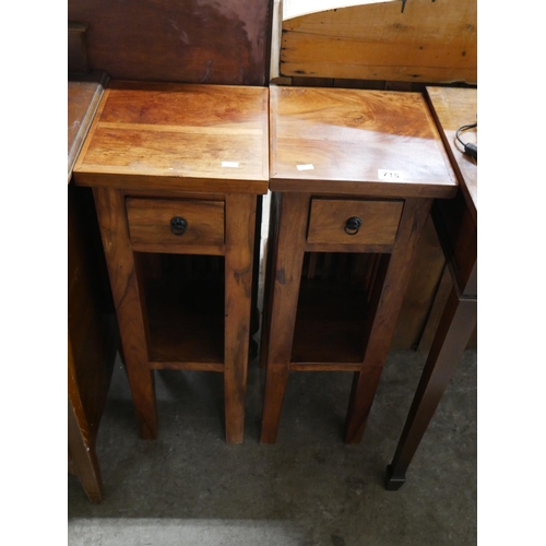 715 - PAIR OF LAMP TABLES