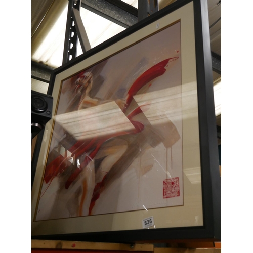 836 - FRAMED PRINT