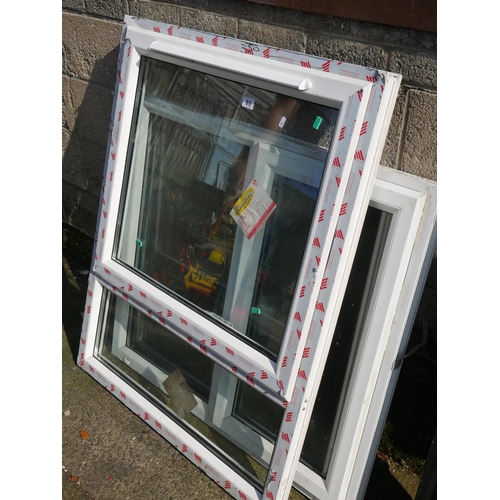 85 - 2 PVC WINDOWS