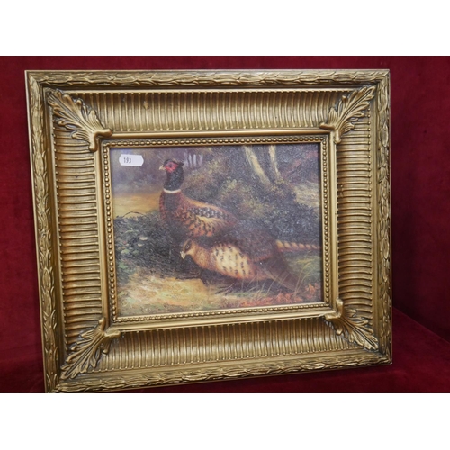 873 - GILT FRAMED PRINT