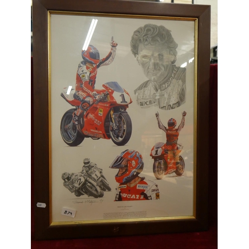 879 - CARL FOGARTY PRINT