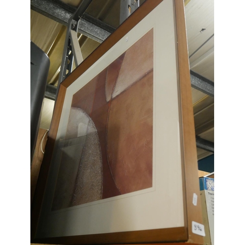 894 - FRAMED PRINT