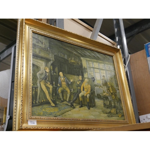 954 - GILT FRAMED PRINT