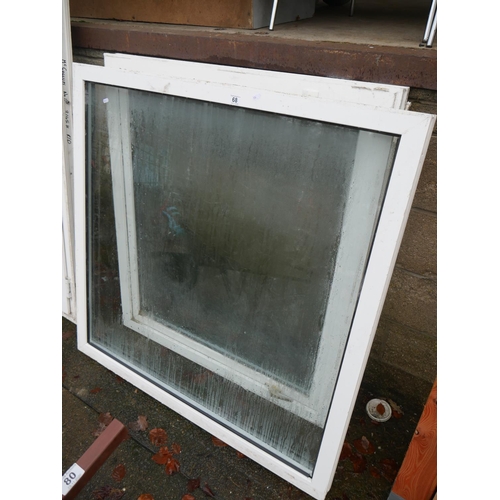 68 - PVC WINDOWS X 2