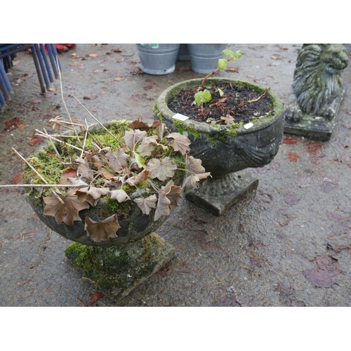 78 - PAIR OF CONCRETE PLANTERS