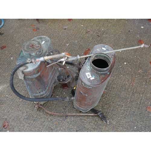 56 - 2 COPPER SPRAYERS