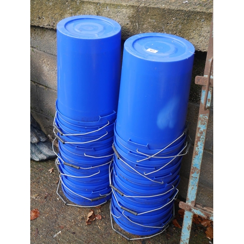 62 - 20 PLASTIC BUCKETS