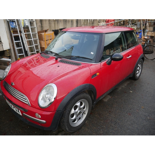 80 - 2002 MINI COOPER 1598CC PETROL MOT 23/4/21