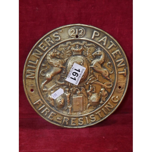 161 - SAFE PLAQUE