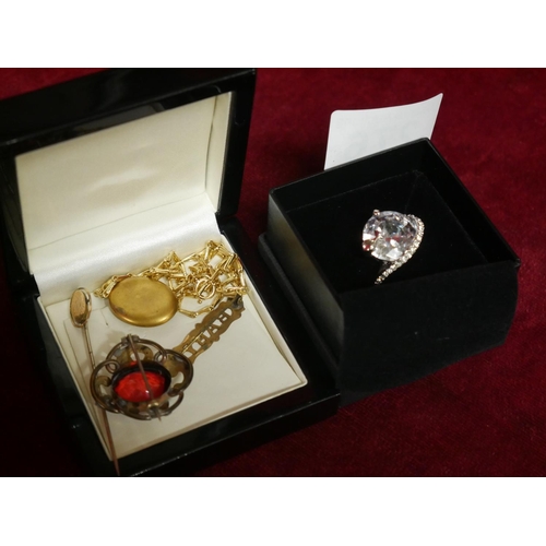 276 - BOXED JEWELLERY & LADIES RING