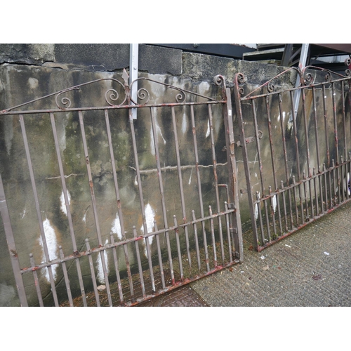 72 - PAIR OF FORGED GATES