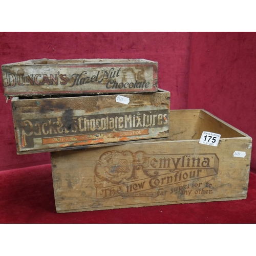 175 - LOT OF ADVERTISING BOXES