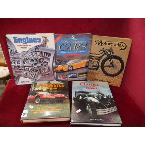 186 - LOT OF VINTAGE CAR BOOKS