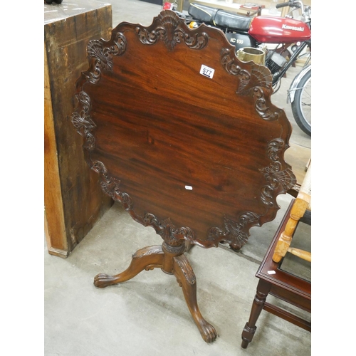 577 - VICTORIAN PIECRUST SNAP TOP TABLE