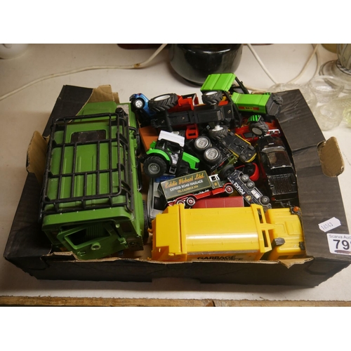 798 - BOX OF MODEL VEHICLES