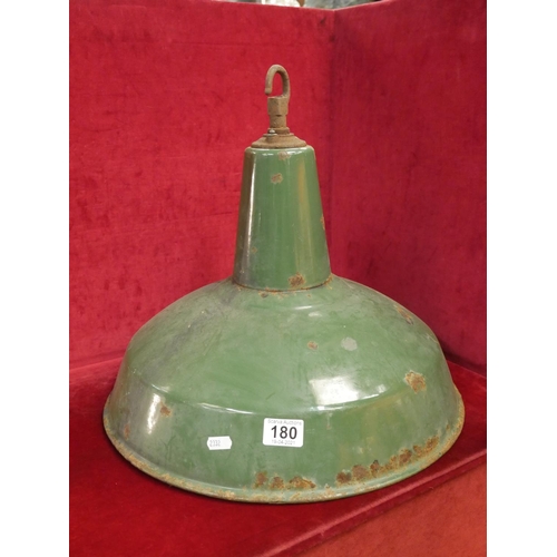 180 - LARGE ENAMEL LIGHT