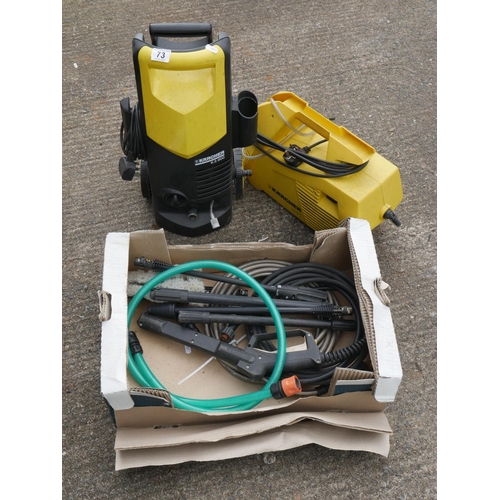 73 - 2 KARCHER POWER WASHERS (BOTH WORKING)