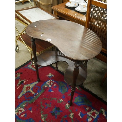 649 - KIDNEY SHAPED TABLE