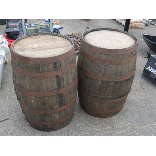 68 - 2 OAK BARRELS