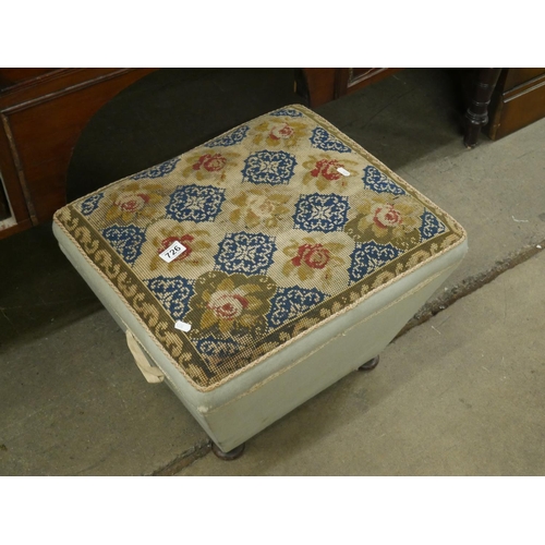 726 - TAPESTRY STOOL