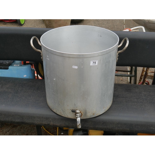 75 - ALUMINIUM POT