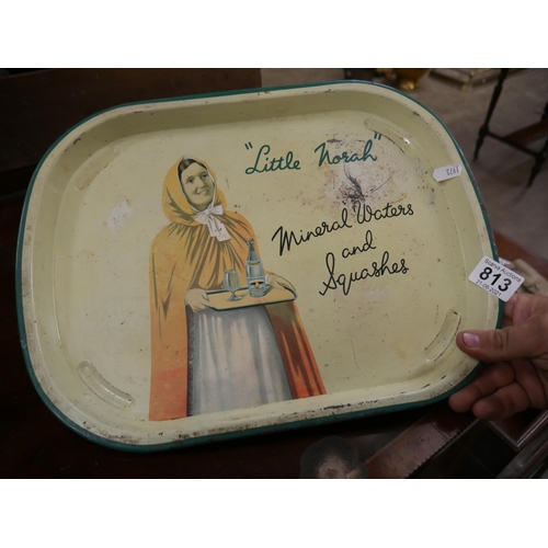 813 - ADVERTISING TRAY