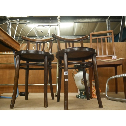 846 - 2 BENTWOOD CHAIRS