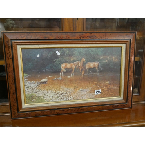 724 - FRAMED PRINT