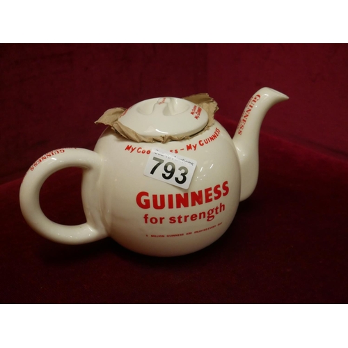 793 - GUINNESS TEA POT