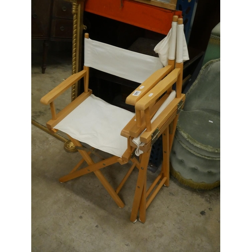 848 - 2 DIRECTORS CHAIRS