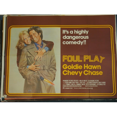 23 - ORIGINAL MOVIE POSTER 102 CM X 71 CM FOUL PLAY