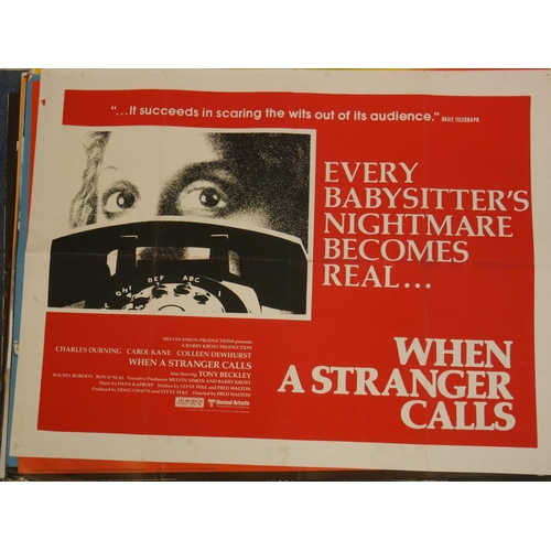 30 - ORIGINAL MOVIE POSTER 102 CM X 71 CM WHEN A STRANGER CALLS