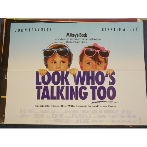 35 - ORIGINAL MOVIE POSTER 102 CM X 71 CM LOOK WHO'S TALKING TOO