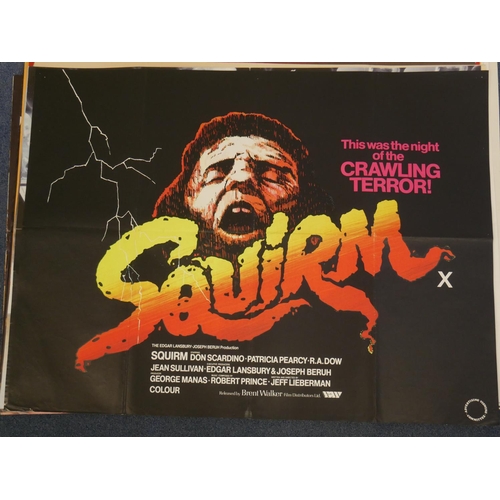 37 - ORIGINAL MOVIE POSTER 102 CM X 71 CM SQUIRM