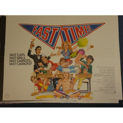 56 - ORIGINAL MOVIE POSTER 102 CM X 71 CM FAST TIMES