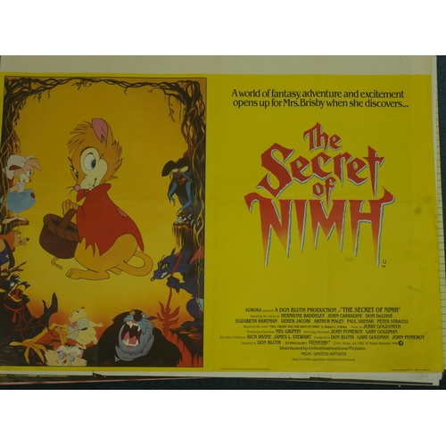 73 - ORIGINAL MOVIE POSTER 102 CM X 71 CM THE SECRET OF NIMH