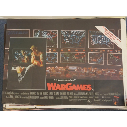 75 - ORIGINAL MOVIE POSTER 102 CM X 71 CM WARGAMES