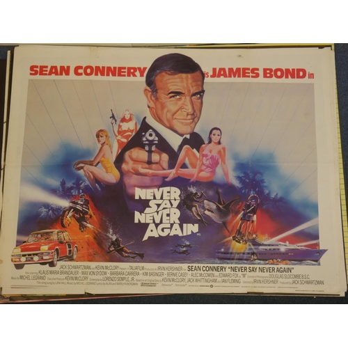 76 - ORIGINAL MOVIE POSTER 102 CM X 71 CM NEVER SAY NEVER AGAIN