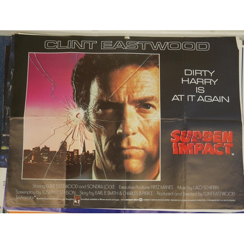 8 - ORIGINAL MOVIE POSTER 102 CM X 71 CM SUDDEN IMPACT