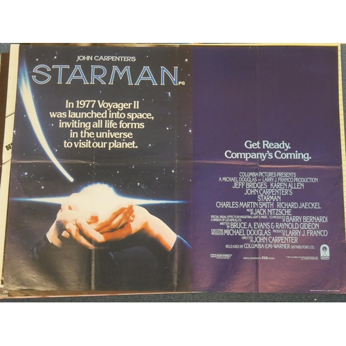 83 - ORIGINAL MOVIE POSTER 102 CM X 71 CM STARMAN