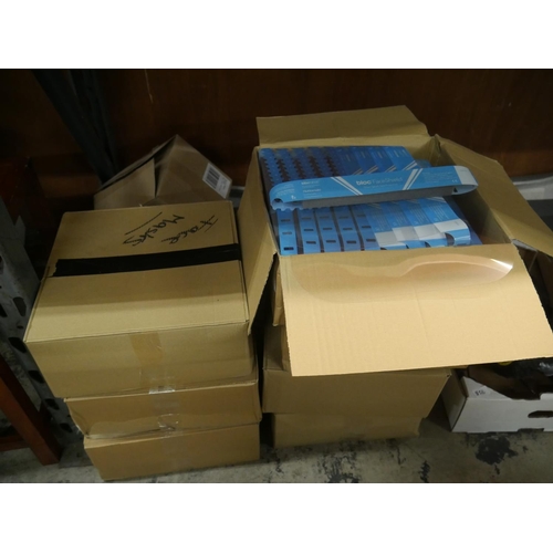 672 - 7 BOXES OF MASKS