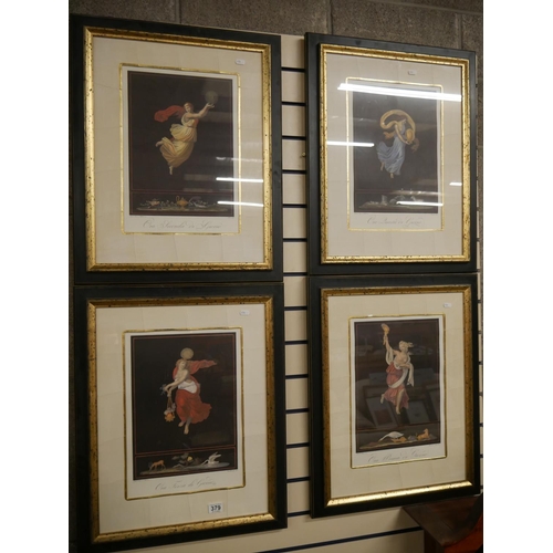 379 - 4 FRAMED PRINTS