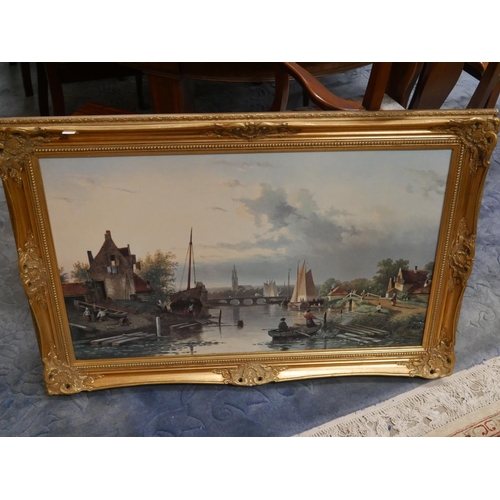 402 - GILT FRAMED PRINT