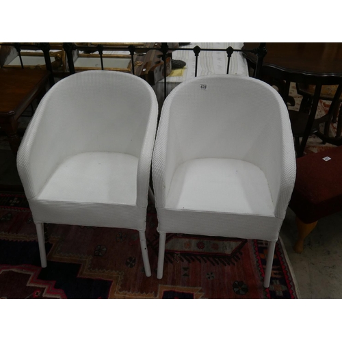 428 - 2 LLOYD LOOM CHAIRS