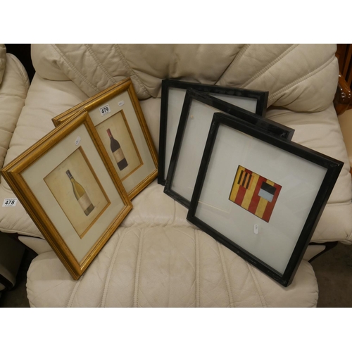 479 - LOT OF FRAMED PRINTS