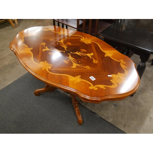 494 - INLAID COFFEE TABLE