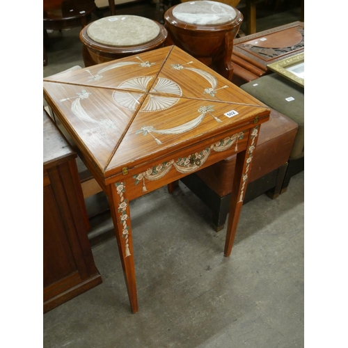 502 - PAINTED ENVELOPE TABLE