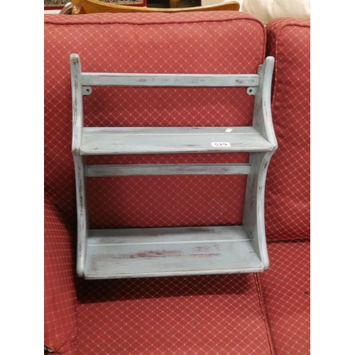 529 - SMALL PAINTED PLATE RACK