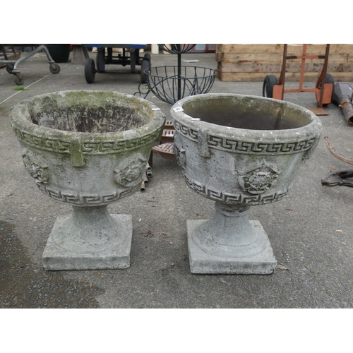 60 - 2 CONCRETE PLANTERS